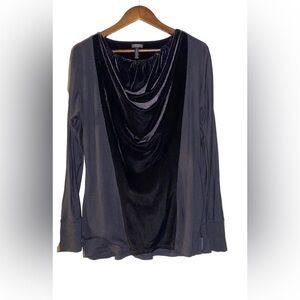 Soma‎ Intimates Velvet Jersey Knit Sleep Shirt Nighttime Women M Feminine Rest